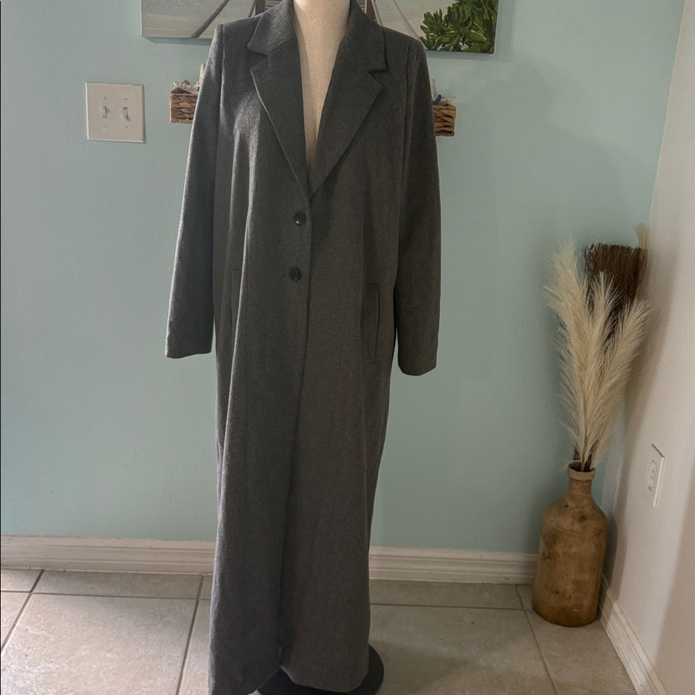 True Religion Gray Trench Coat